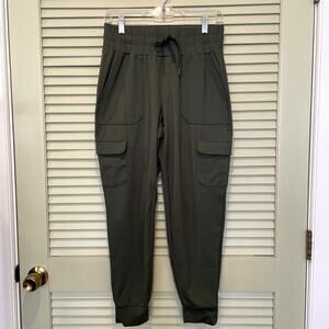 Mondetta Luxury Performance Cargo Joggers SM Green Activewear Loungewear Utility